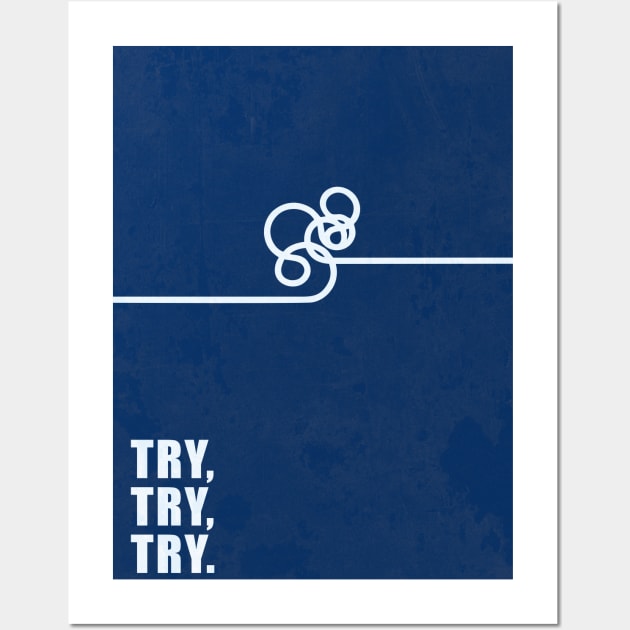 Try Try Try Business Quotes Wall Art by labno4